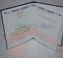 Диплом Аспирантуры 2014г в Чите